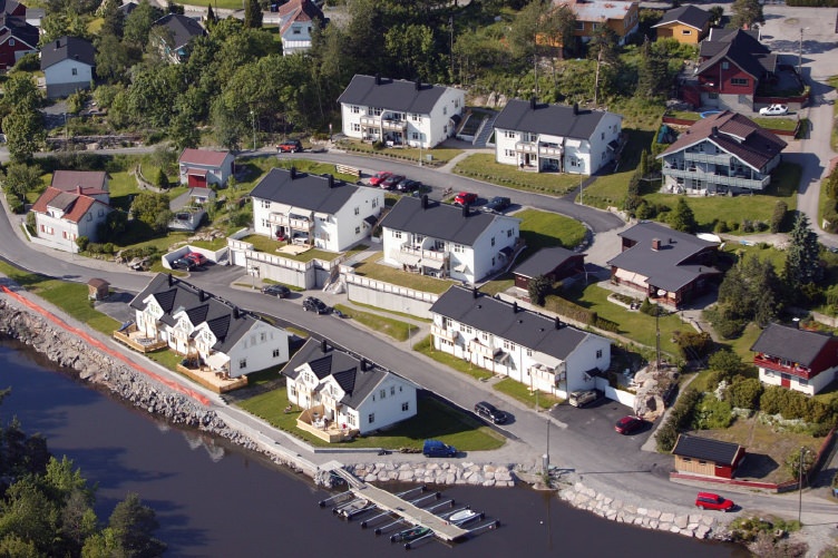 Vannsjø terrasse Moss rekkehus