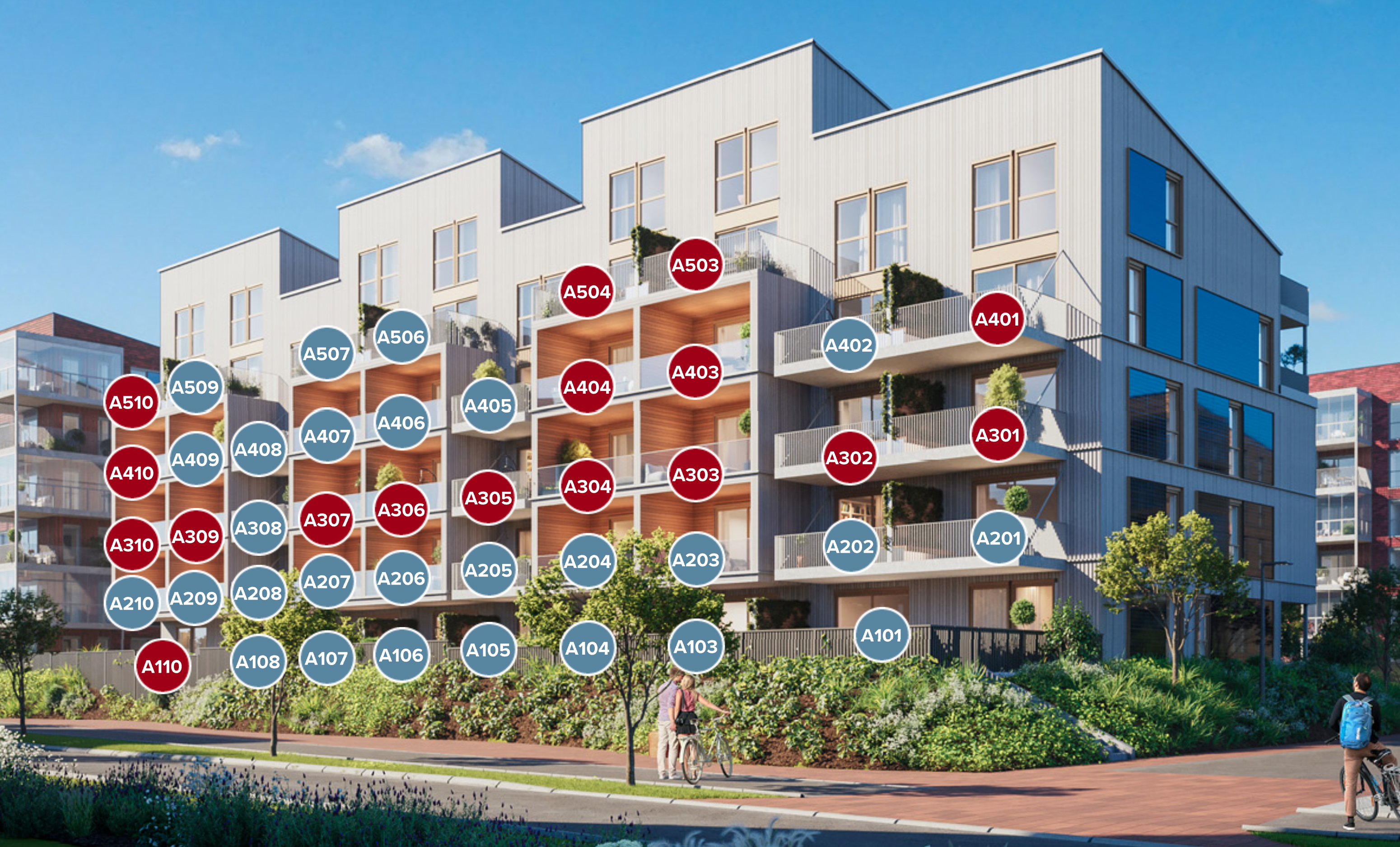 Boligoversikt hus A-1