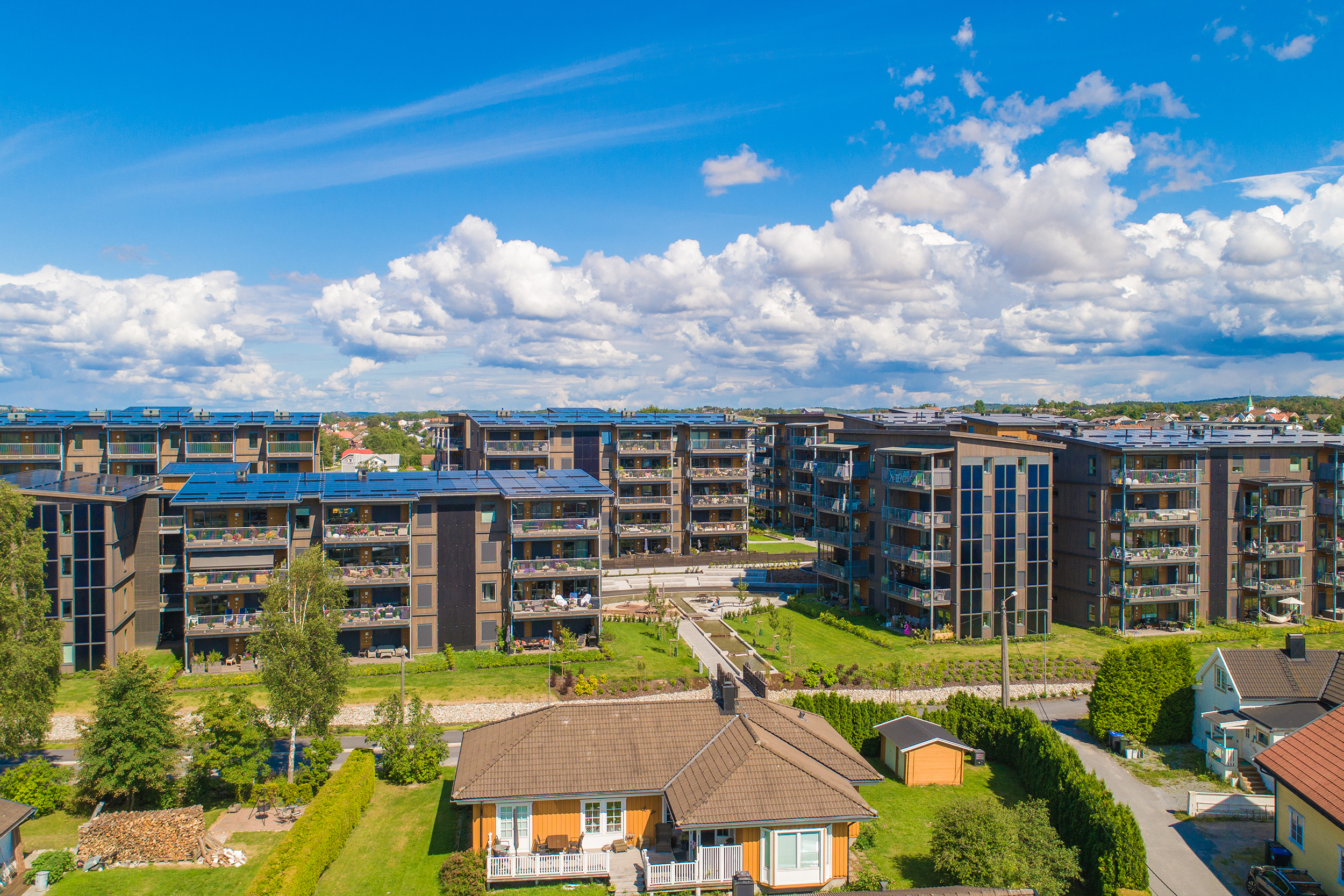 Capjon Park - drone fra syd