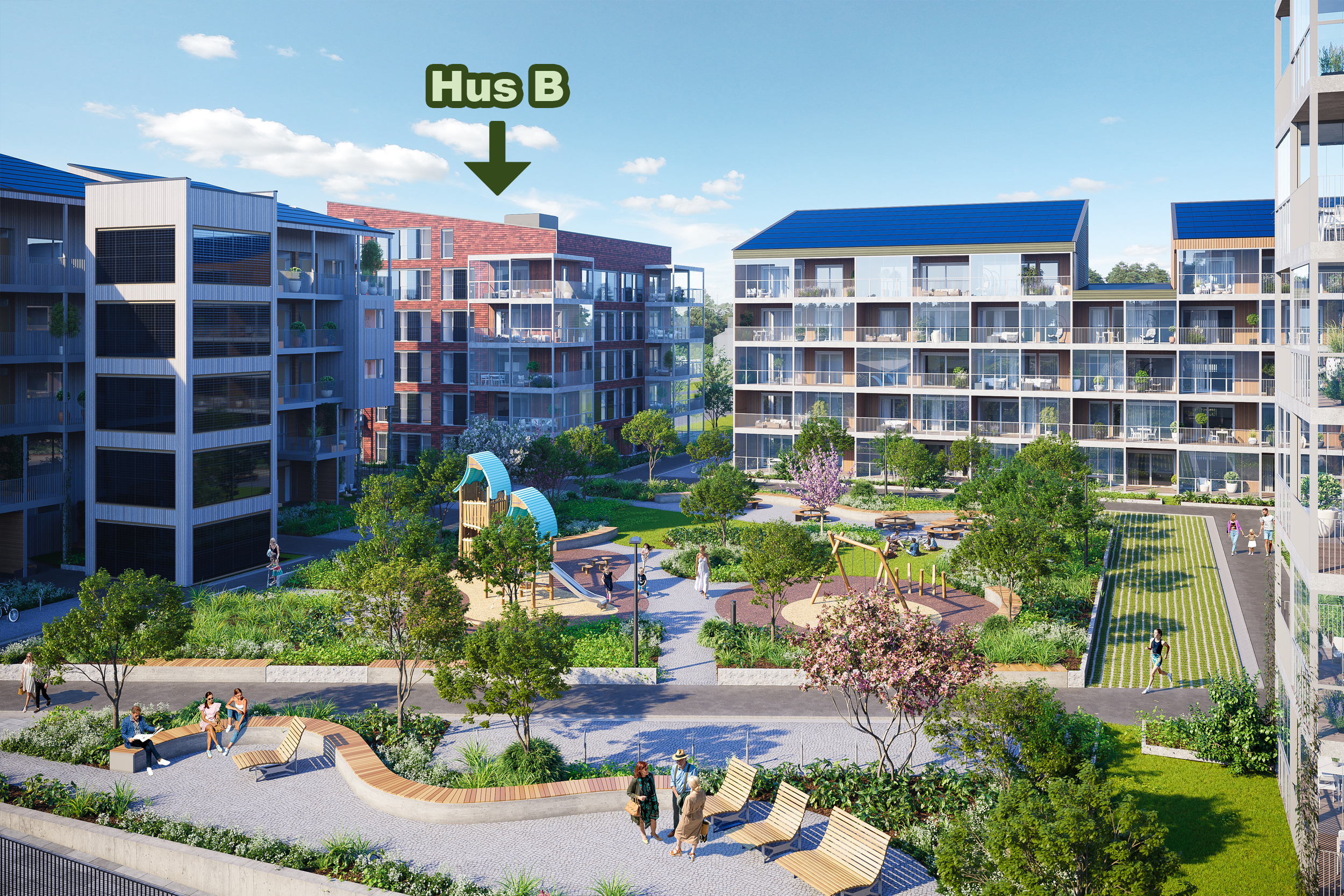 Verket Atrium - Hus B 1-1